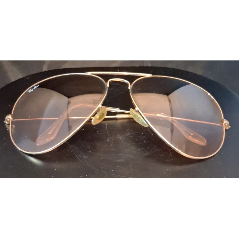 Ray-Ban P Aviator Classic Gold Framed Brown Sunglasses with Generic Case